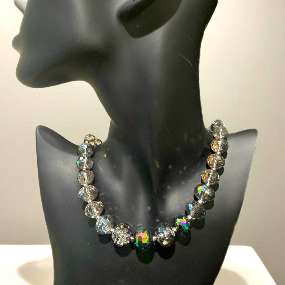 NWT Jewels by Park Lane Glassy Beads Dancing Ball Choker Party formal